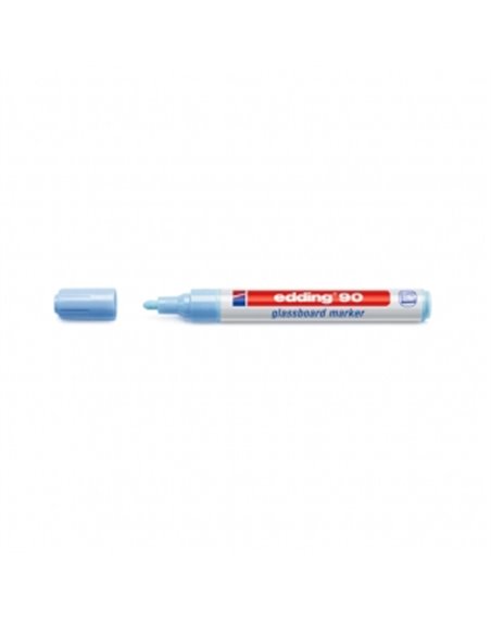 Marker for glass 2-3 mm (goluboy) Edding Glassboard 90 (e-90/10) | Valeon